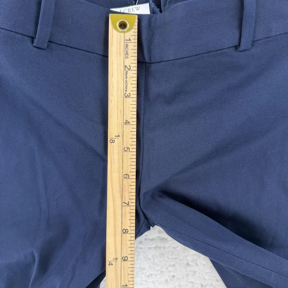 J.Crew Mercantile Pants Womens 0 Navy Chino Slim‎ Ankle Stretch Twill Casual NWT